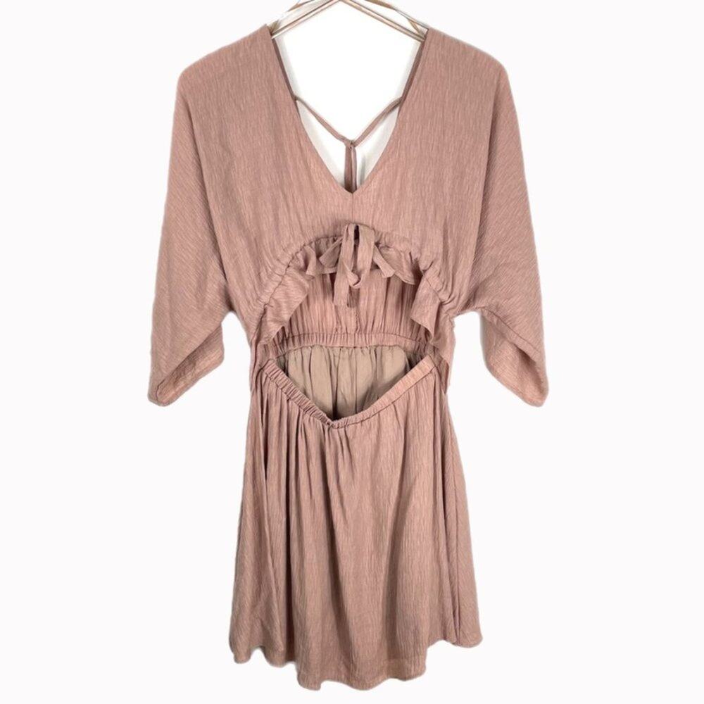 Mustard Seed Cut Out Summer Dress Sz S